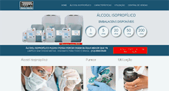 Desktop Screenshot of alcoolisopropilico.com.br