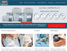 Tablet Screenshot of alcoolisopropilico.com.br